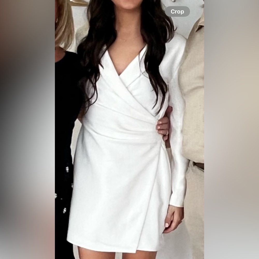 Petite white blazer dress - Abercrombie